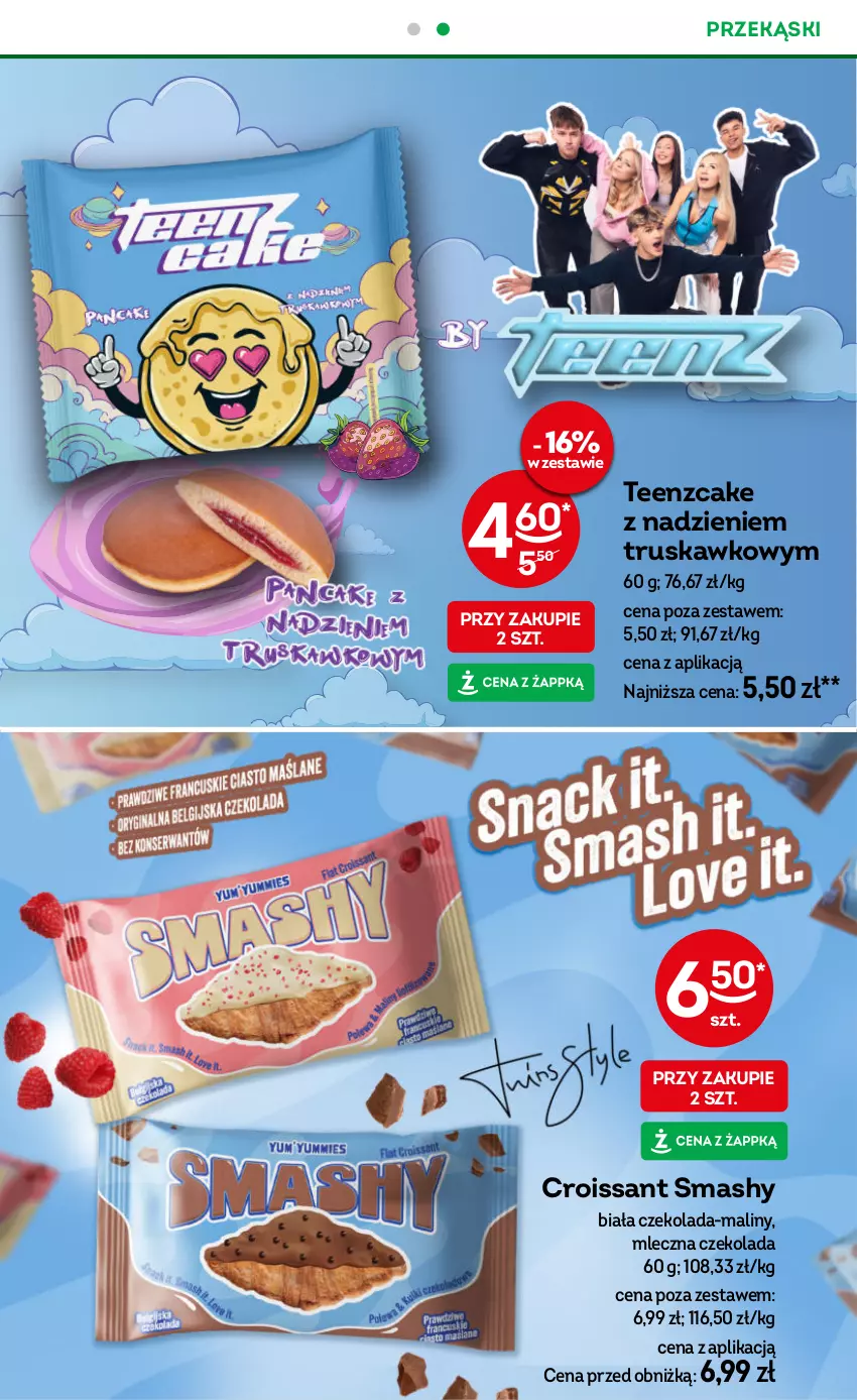 Gazetka promocyjna Żabka - ważna 08.10 do 21.10.2025 - strona 55 - produkty: Croissant, Czekolada, Maliny