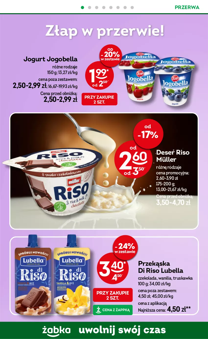Gazetka promocyjna Żabka - ważna 08.10 do 21.10.2025 - strona 56 - produkty: Bell, Bella, Czekolada, Deser, Jogobella, Jogurt, Lubella, Müller, Ser