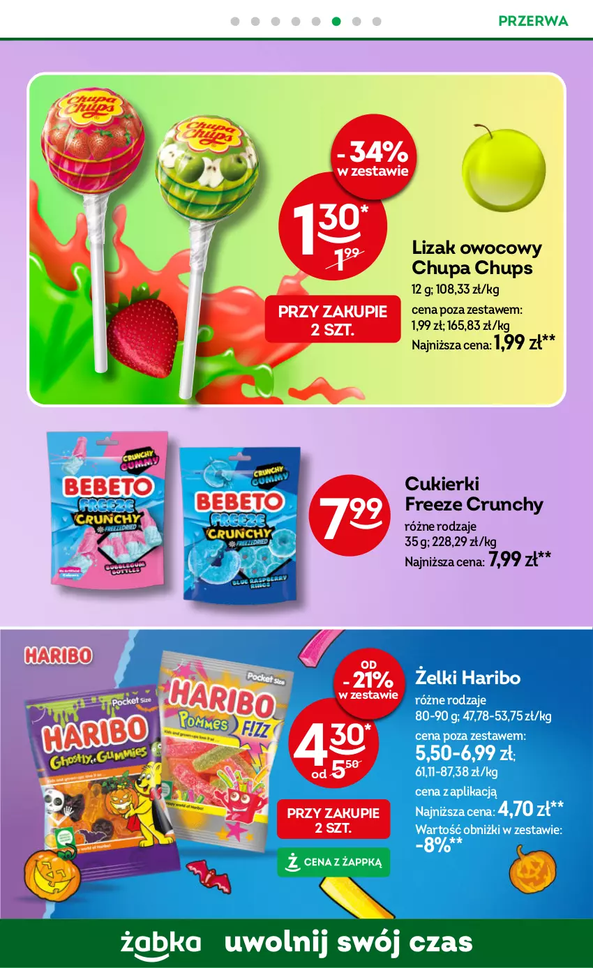 Gazetka promocyjna Żabka - ważna 08.10 do 21.10.2025 - strona 61 - produkty: Chupa Chups, Cukier, Cukierki, Haribo