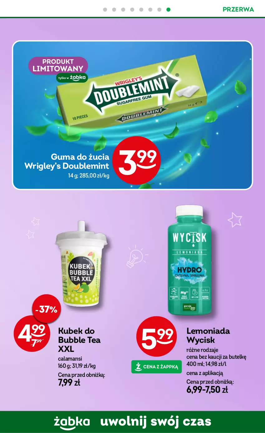 Gazetka promocyjna Żabka - ważna 08.10 do 21.10.2025 - strona 63 - produkty: Guma do żucia, Kubek, Lemoniada