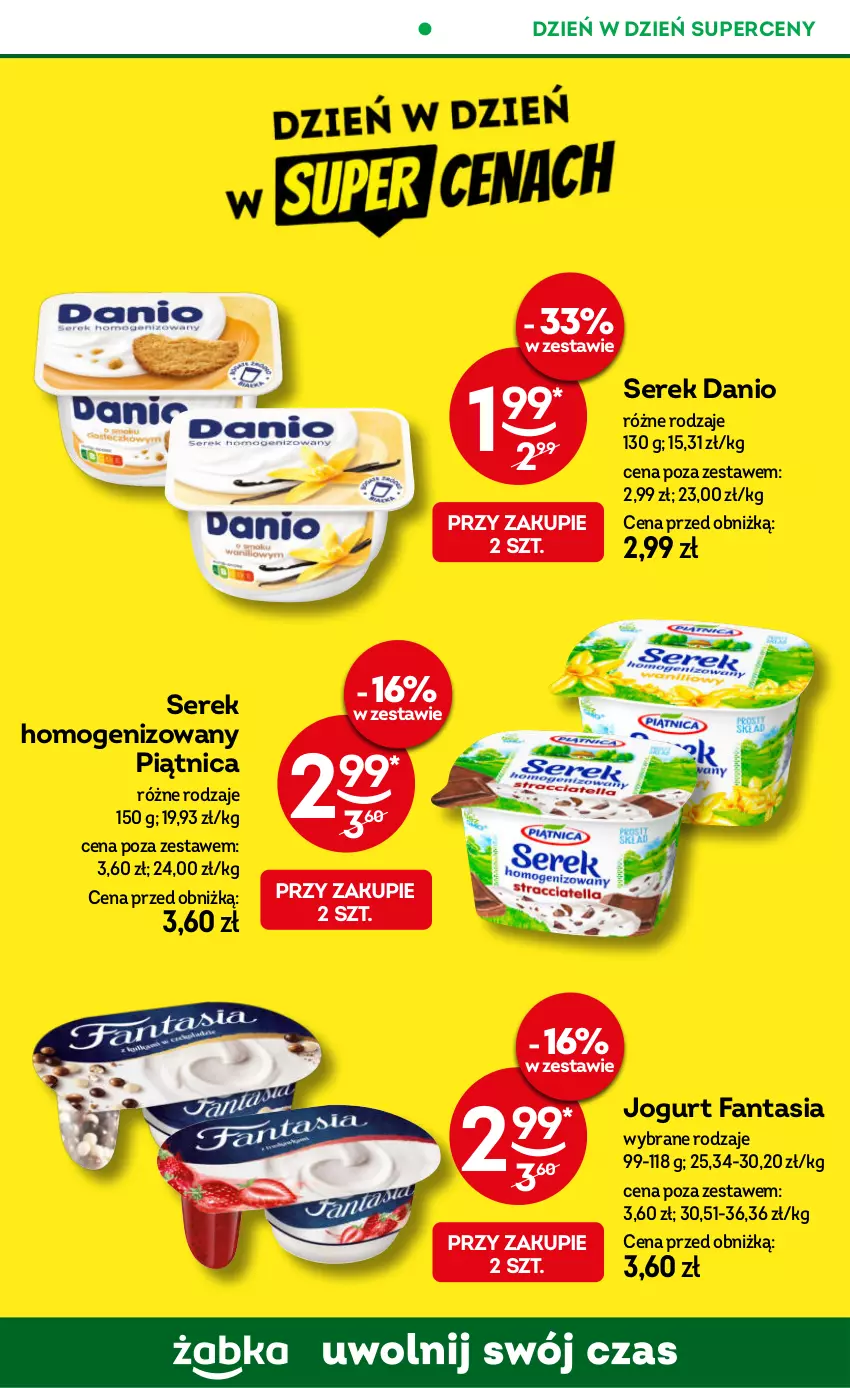 Gazetka promocyjna Żabka - ważna 08.10 do 21.10.2025 - strona 64 - produkty: Danio, Fa, Fanta, Jogurt, Piątnica, Ser, Serek, Serek homogenizowany