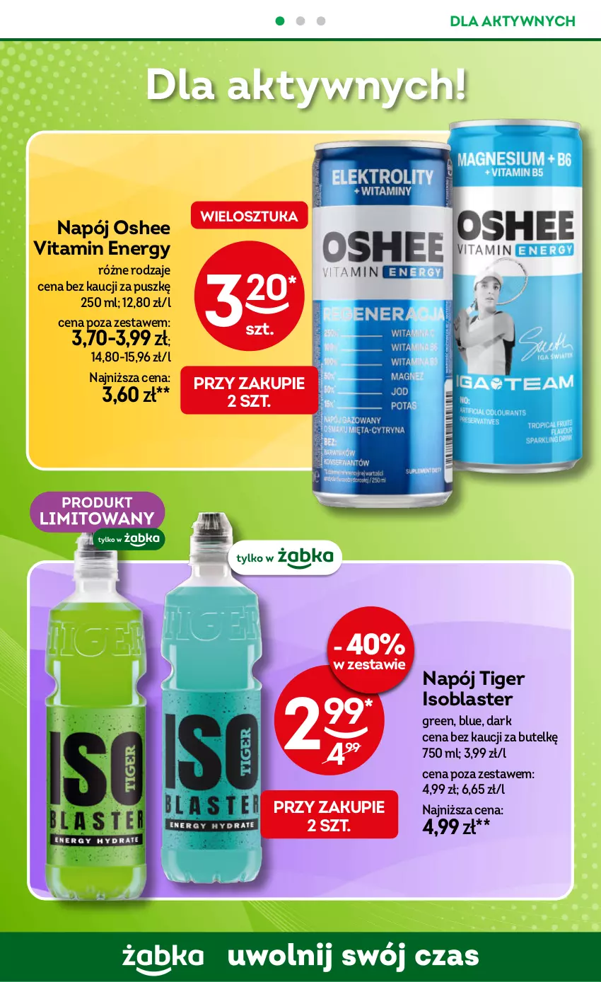 Gazetka promocyjna Żabka - ważna 08.10 do 21.10.2025 - strona 66 - produkty: Napój, Oshee, Tiger