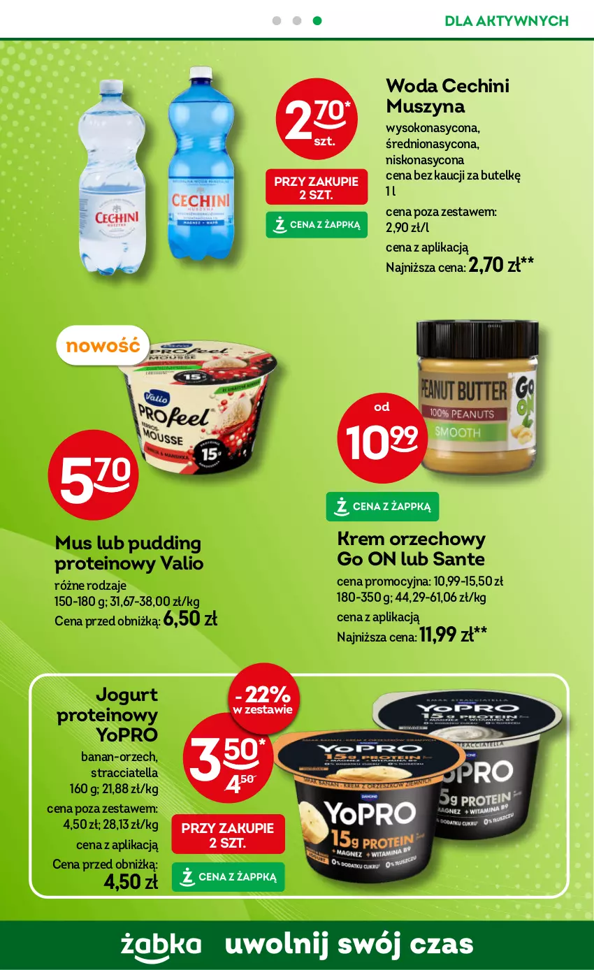 Gazetka promocyjna Żabka - ważna 08.10 do 21.10.2025 - strona 68 - produkty: Jogurt, Krem orzechowy, Mus, Pudding, Sante, Sok, Szyna, Woda