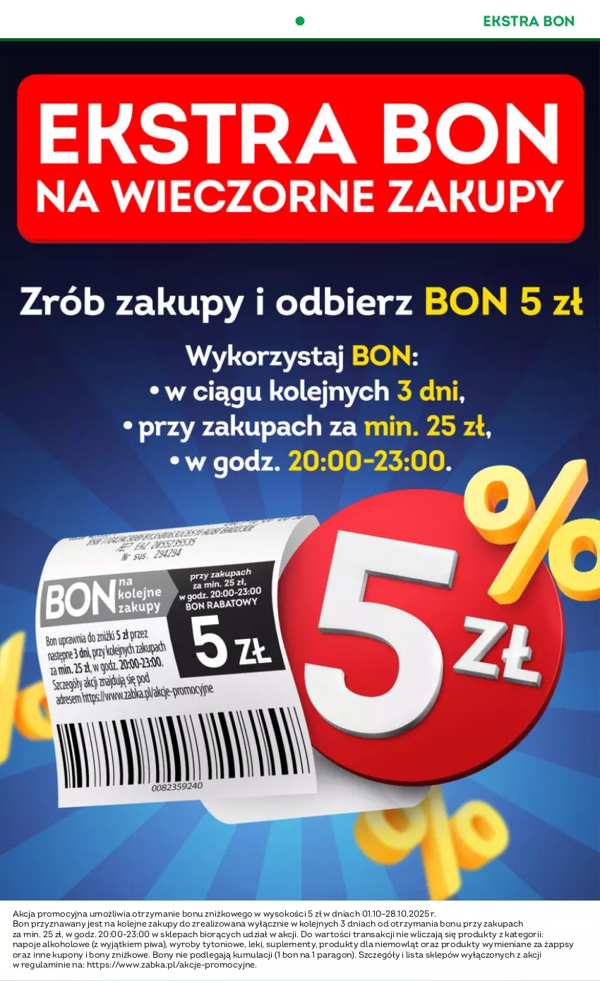 Gazetka promocyjna Żabka - ważna 08.10 do 21.10.2025 - strona 7 - produkty: Napoje, Olej, Piwa, Sok, Tran