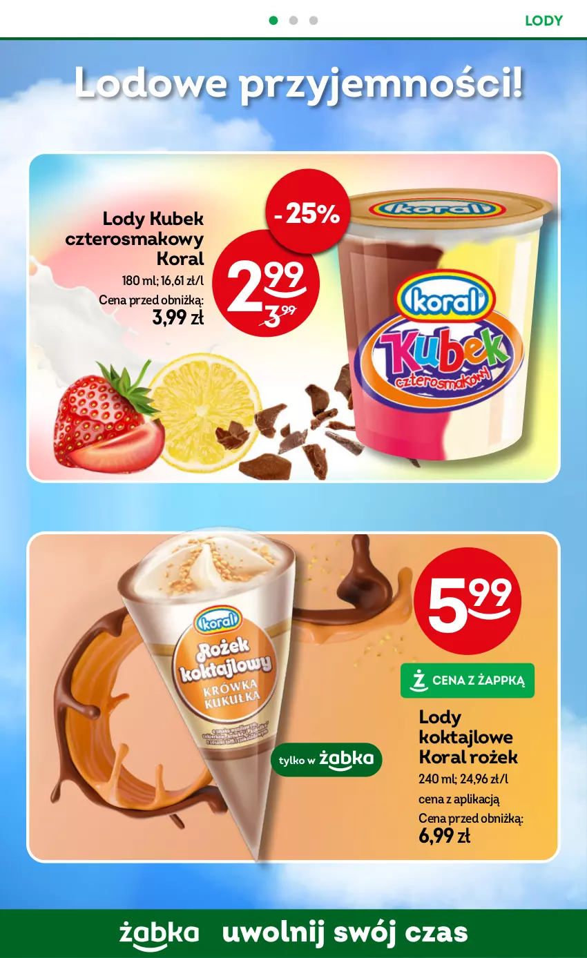 Gazetka promocyjna Żabka - ważna 08.10 do 21.10.2025 - strona 70 - produkty: Kubek, Lody