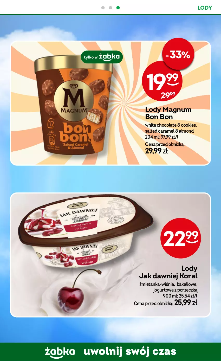 Gazetka promocyjna Żabka - ważna 08.10 do 21.10.2025 - strona 72 - produkty: Jogurt, Lody, Por