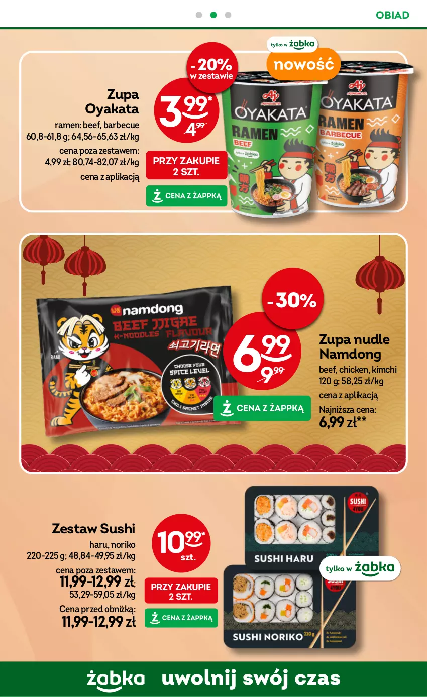 Gazetka promocyjna Żabka - ważna 08.10 do 21.10.2025 - strona 75 - produkty: Sushi, Zupa