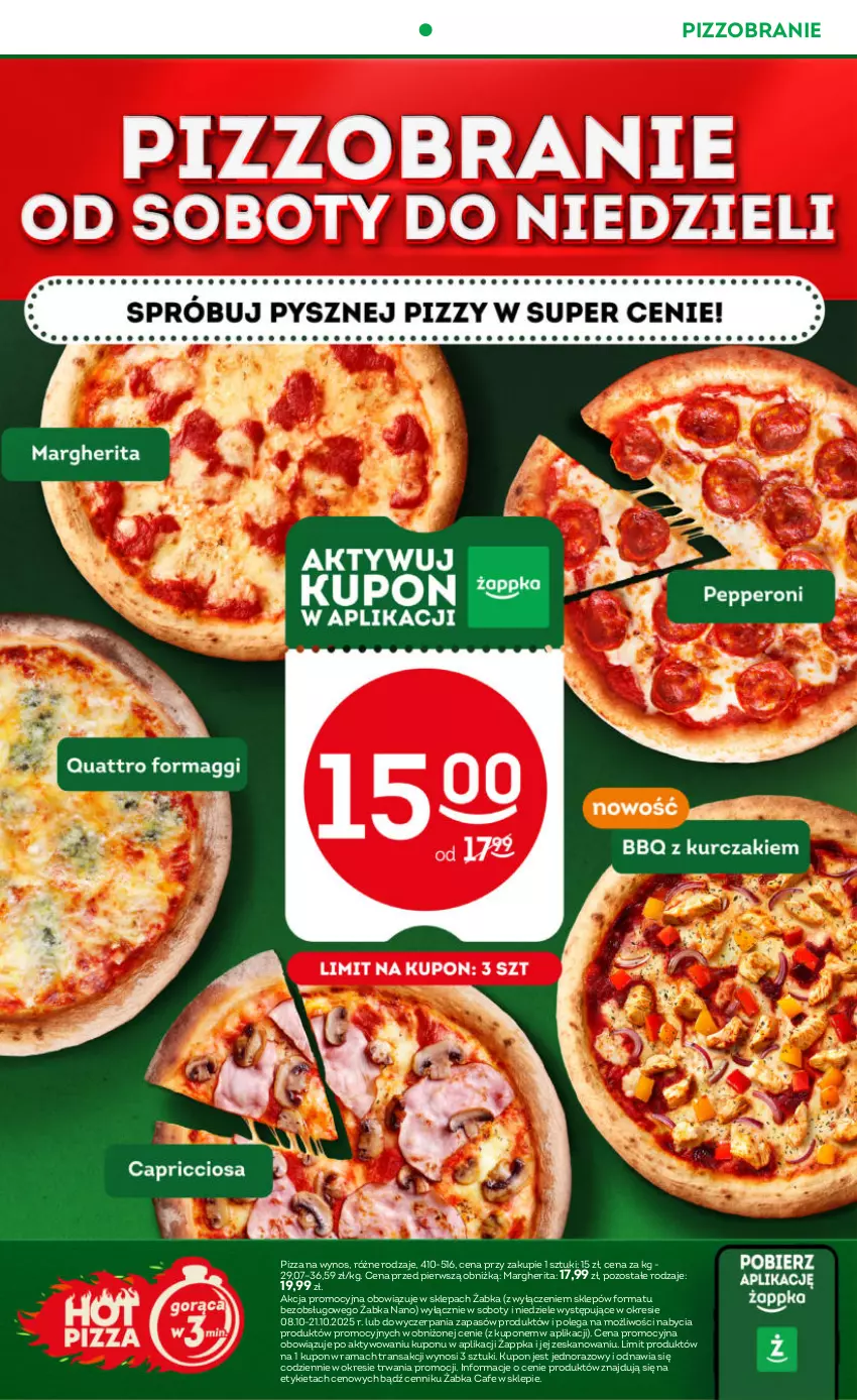 Gazetka promocyjna Żabka - ważna 08.10 do 21.10.2025 - strona 77 - produkty: Pizza, Rama, Tran