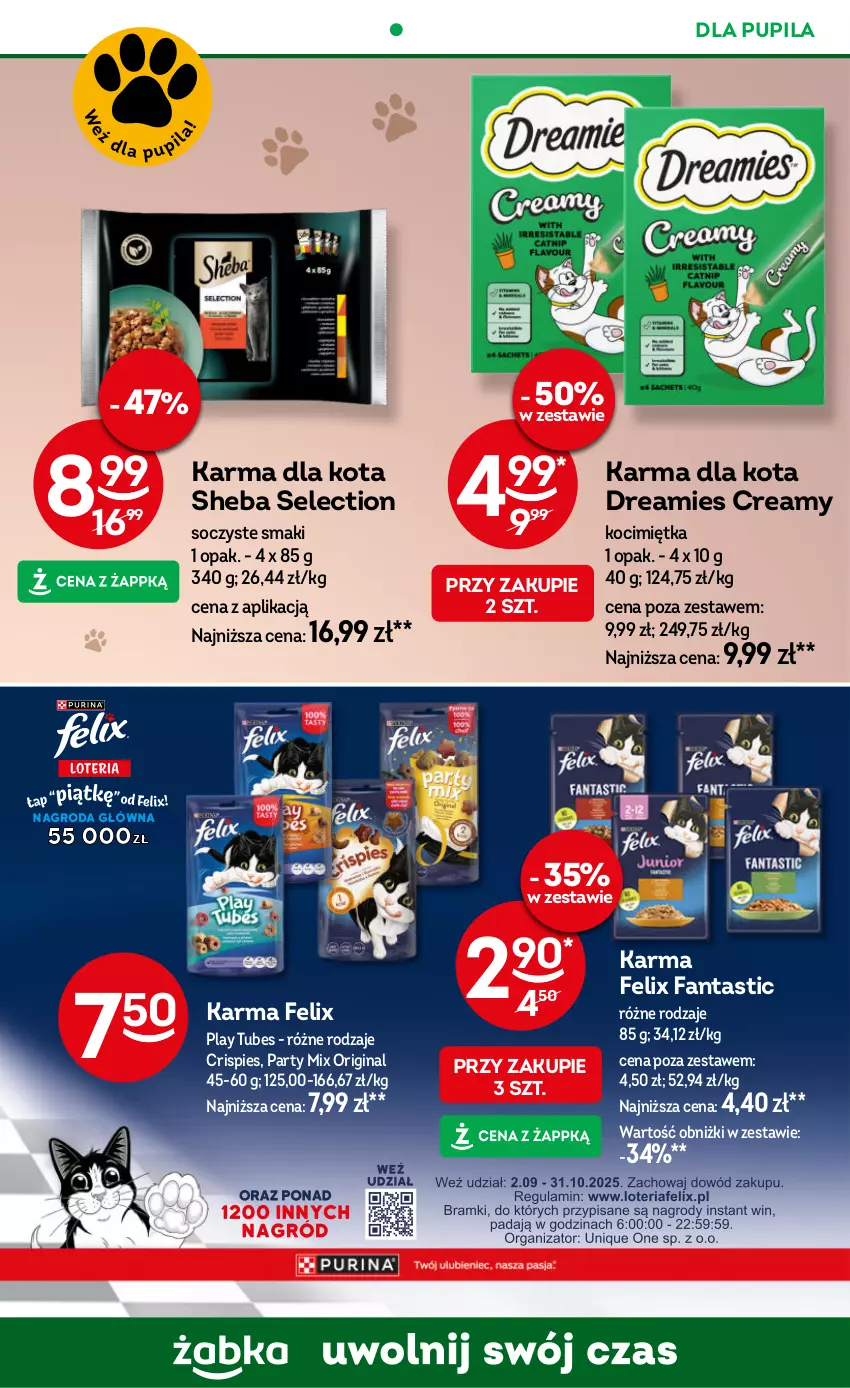 Gazetka promocyjna Żabka - ważna 08.10 do 21.10.2025 - strona 81 - produkty: Fa, Fanta, Felix, Gin, Koc, Sheba