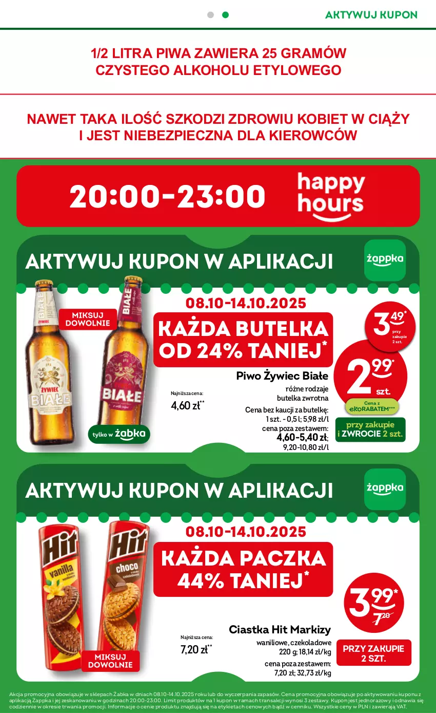 Gazetka promocyjna Żabka - ważna 08.10 do 21.10.2025 - strona 9 - produkty: Ciastka, Gra, Piec, Piwa, Piwo, Rama, Tran