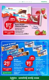 Gazetka promocyjna Żabka - Gazetka - ważna od 21.10 do 21.10.2025 - strona 58 - produkty: Orzeszki, Jogurt, Baton, Knoppers, Mleczna kanapka, Orzeszki ziemne, Kinder, Kokos