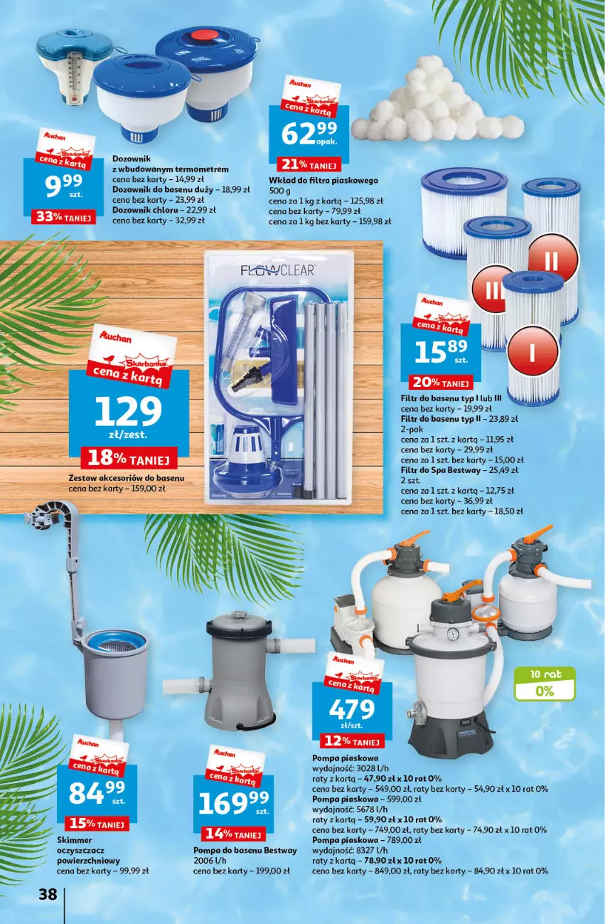 Gazetka promocyjna Auchan - Gazetka Sezon na relaks Hipermarket Auchan - ważna 01.06 do 07.06.2023 - strona 38 - produkty: Dozownik, Termometr