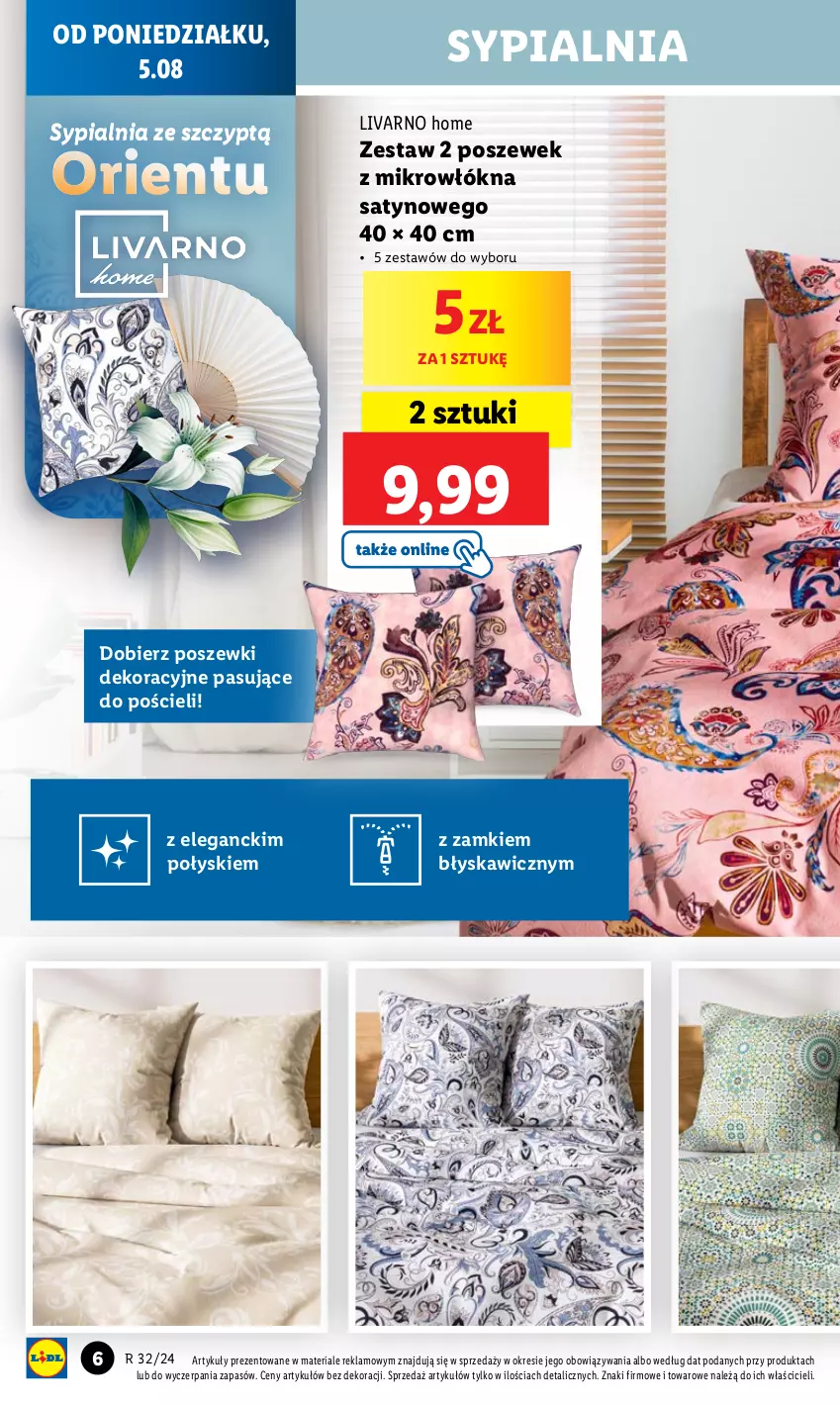 Gazetka promocyjna Lidl - GAZETKA - ważna 05.08 do 10.08.2024 - strona 8 - produkty: Ivar, Pościel, Sypialnia