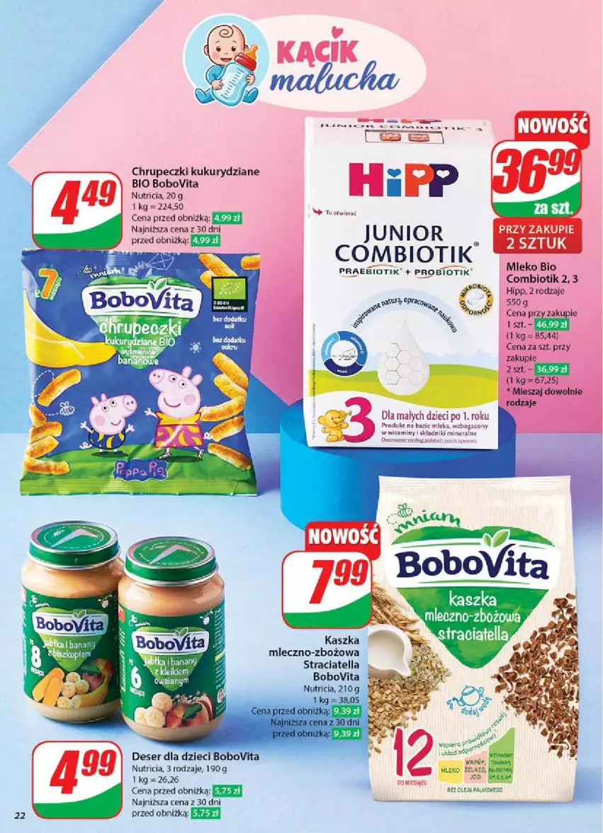 Gazetka promocyjna Dino - ważna 28.05 do 03.06.2025 - strona 15 - produkty: BoboVita, Deser, Dzieci, HiPP, Mleko, Olej, Ser
