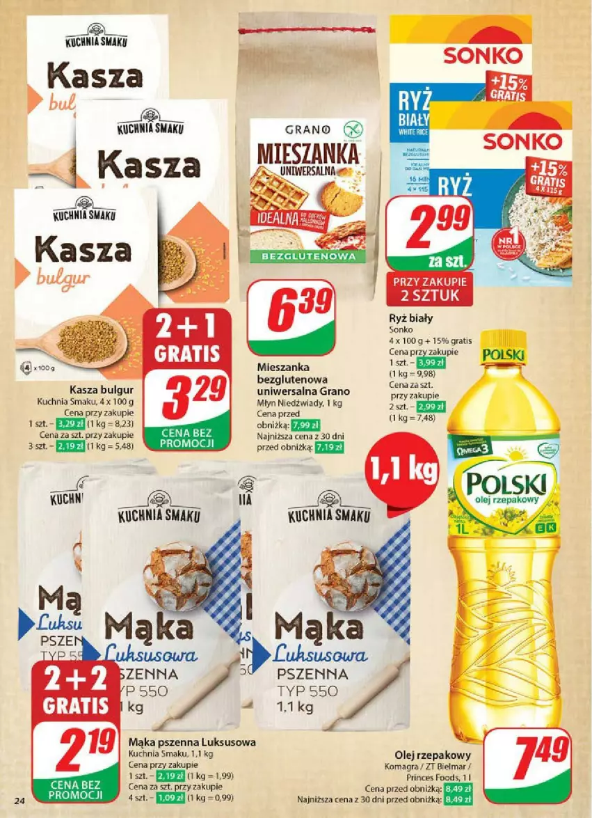 Gazetka promocyjna Dino - ważna 28.05 do 03.06.2025 - strona 17 - produkty: Bulgur, Gra, Kasza, Kuchnia, LG, Mąka, Mąka pszenna, Olej, Olej rzepakowy, Sonko