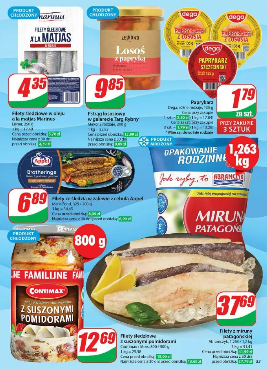 Gazetka promocyjna Dino - ważna 28.05 do 03.06.2025 - strona 27 - produkty: Dega, Gala, Lisner, Matjas, Olej, Papryka, Paprykarz, Pstrąg, Pstrąg łososiowy, Sos, Tago
