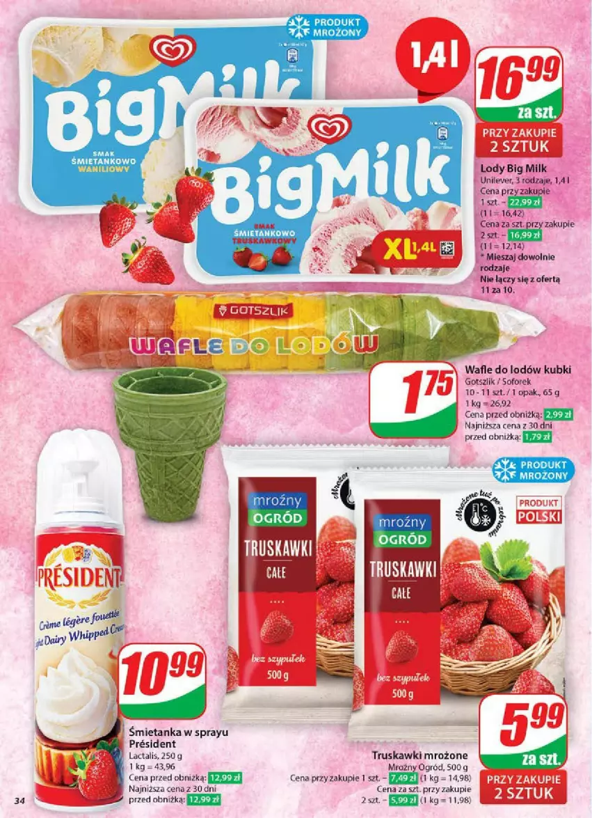 Gazetka promocyjna Dino - ważna 28.05 do 03.06.2025 - strona 28 - produkty: Ogród, Truskawki, Wafle, Wafle do lodów