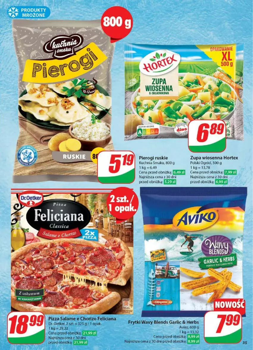 Gazetka promocyjna Dino - ważna 28.05 do 03.06.2025 - strona 29 - produkty: Frytki, Hortex, Kuchnia, Ogród, Pierogi, Zupa