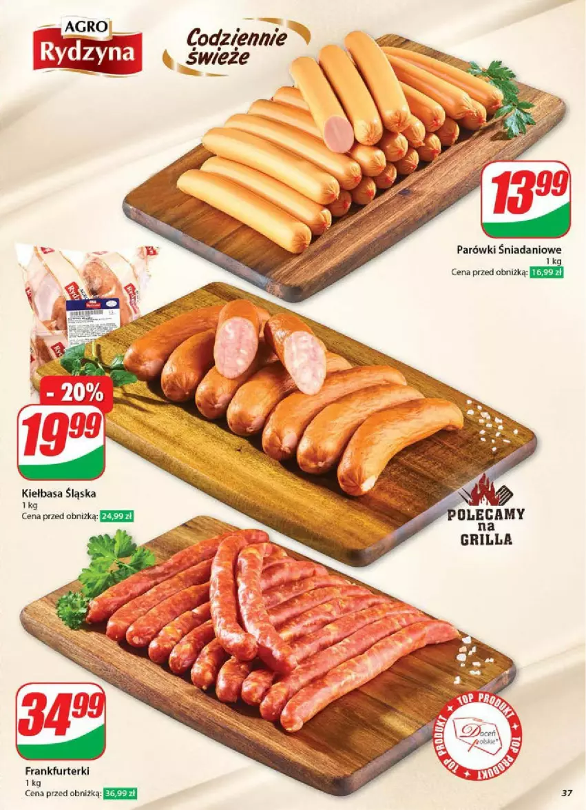 Gazetka promocyjna Dino - ważna 28.05 do 03.06.2025 - strona 31 - produkty: Danio, Frankfurterki, Grill, Kiełbasa, Kiełbasa śląska, Parówki
