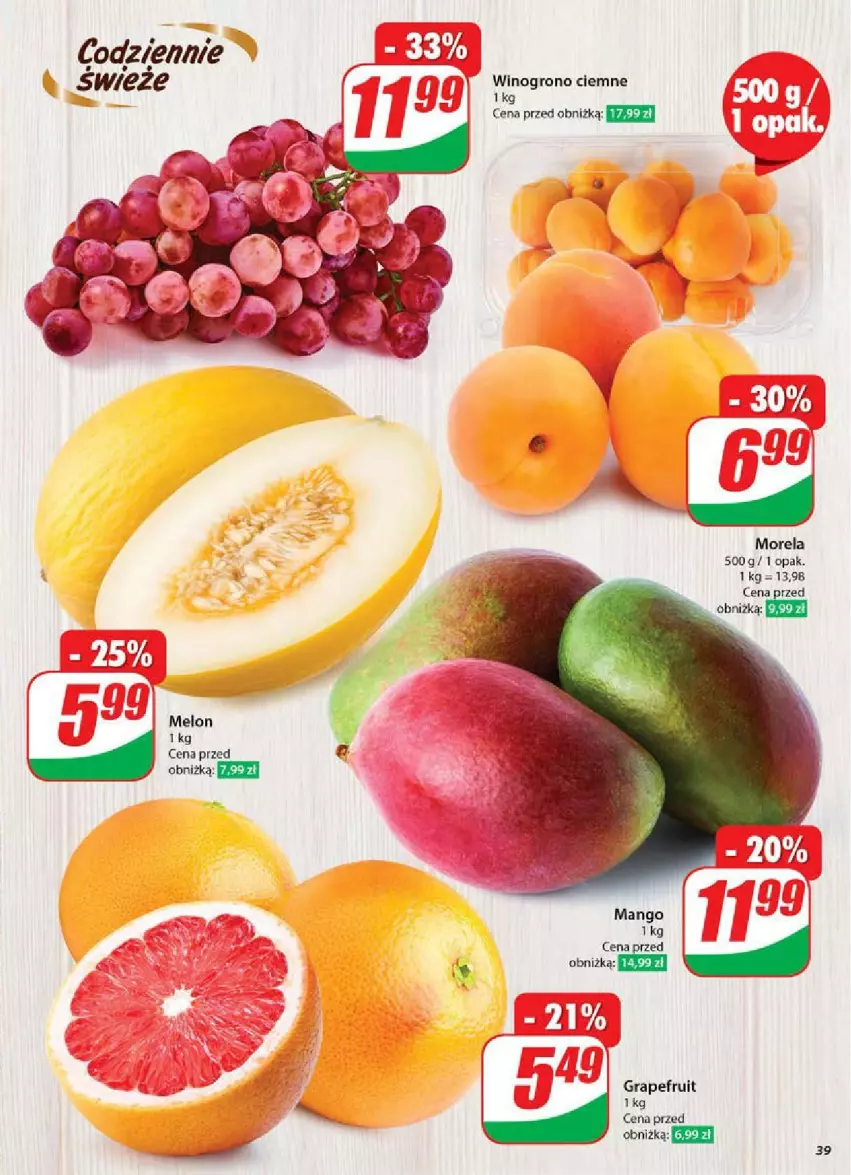 Gazetka promocyjna Dino - ważna 28.05 do 03.06.2025 - strona 33 - produkty: Gra, Mango, Melon, Morela, Wino