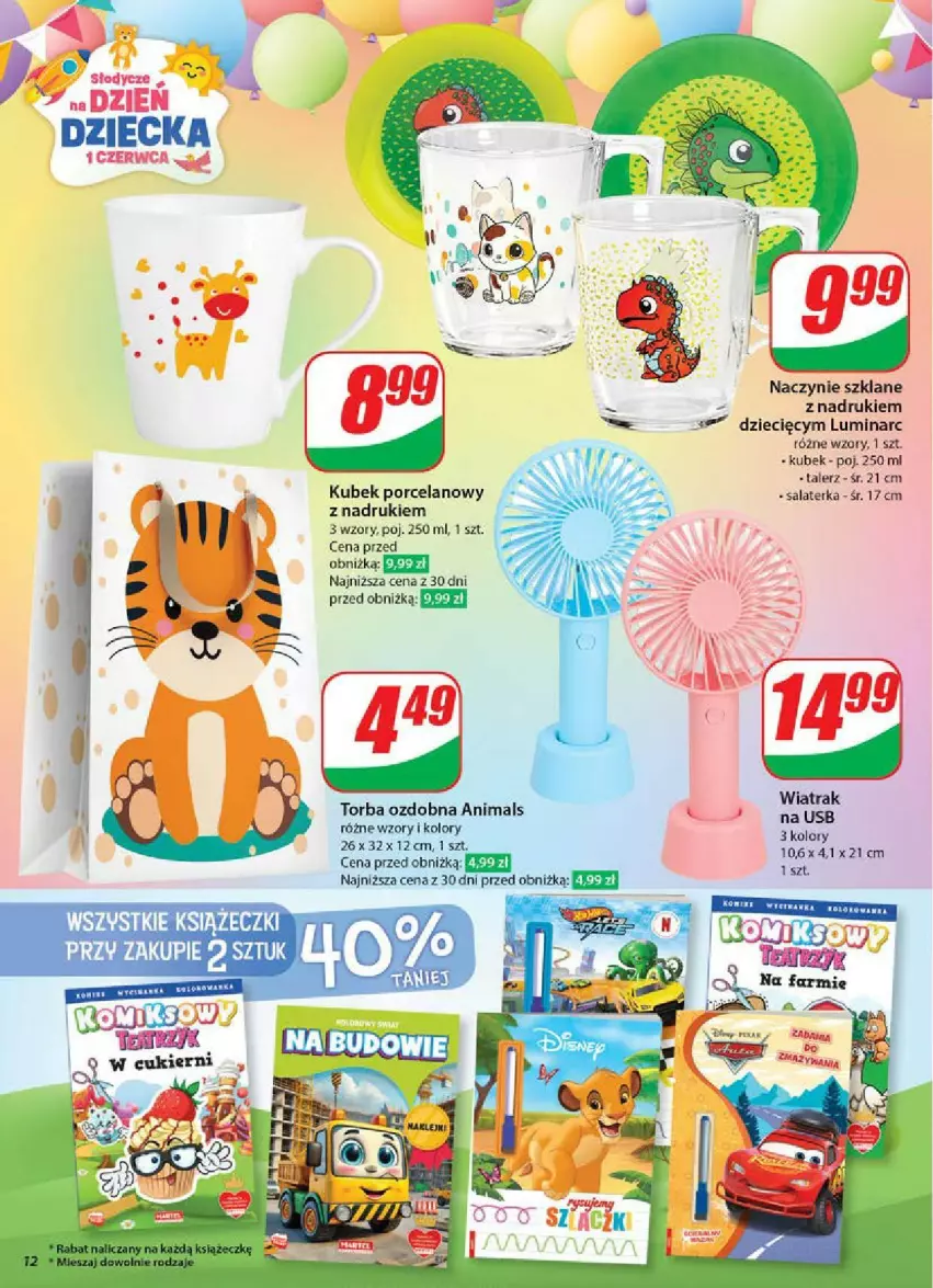 Gazetka promocyjna Dino - ważna 28.05 do 03.06.2025 - strona 4 - produkty: Dzieci, Kubek, Por, Salaterka, Talerz, Torba