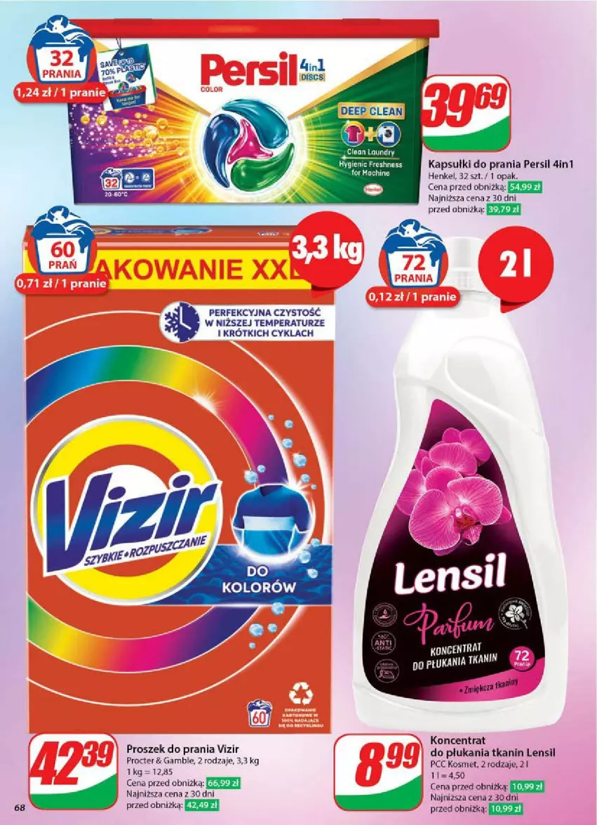 Gazetka promocyjna Dino - ważna 28.05 do 03.06.2025 - strona 65 - produkty: Kapsułki do prania, Persil, Proszek do prania, Vizir