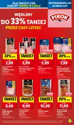 Gazetka promocyjna Lidl - GAZETKA - Gazetka - ważna od 10.07 do 10.07.2024 - strona 17 - produkty: Piec, Kurczak, Ser, Parówki, Szynka konserwowa, Szynka, PIKOK, Boczek, Frankfurterki, Kiełbasa, Kiełbasa śląska