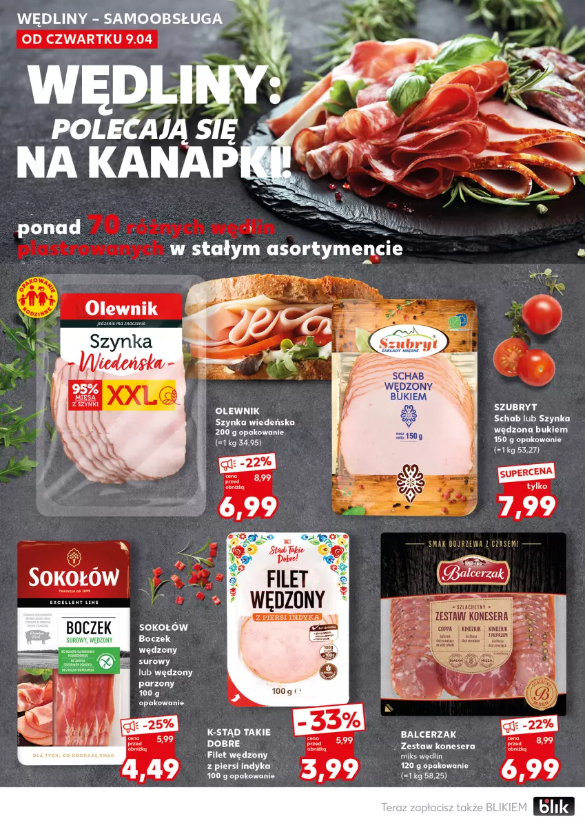 Gazetka promocyjna Kaufland - Mocny Start - ważna 13.04 do 15.04.2026 - strona 22 - produkty: Boczek, Olewnik, Ser, Szubryt, Szynka