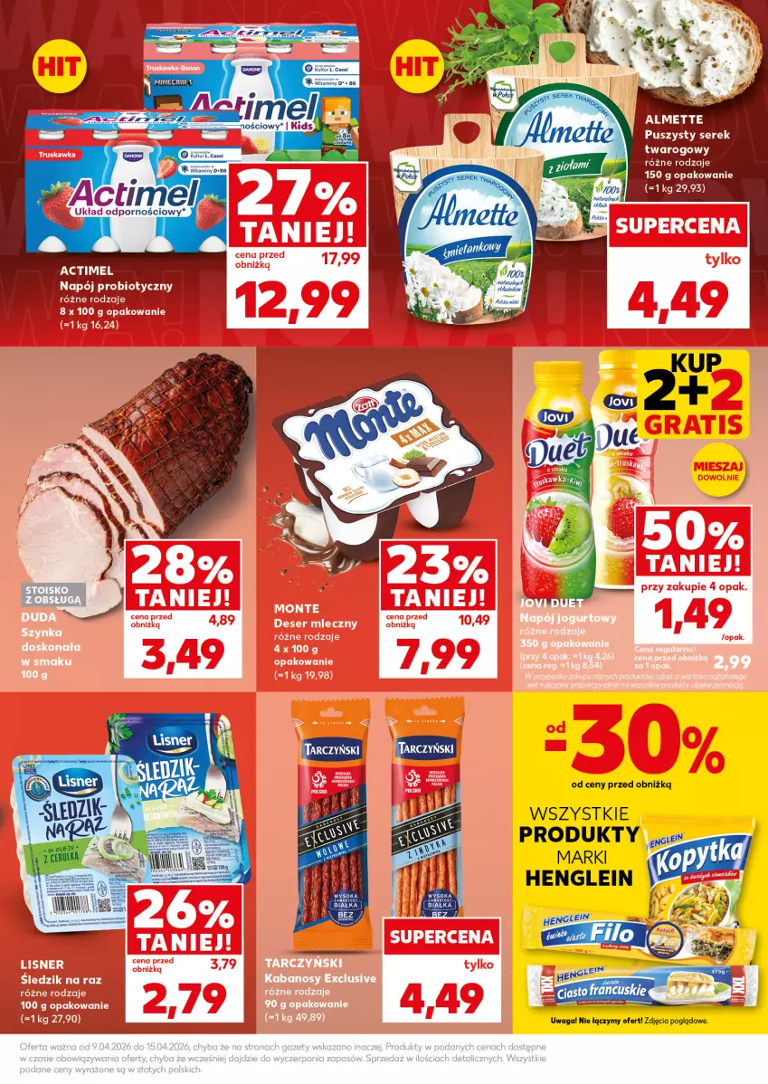 Gazetka promocyjna Kaufland - Mocny Start - ważna 13.04 do 15.04.2026 - strona 7 - produkty: Almette, Napój, Ser, Serek, Serek twarogowy, Tarczyński, Waga