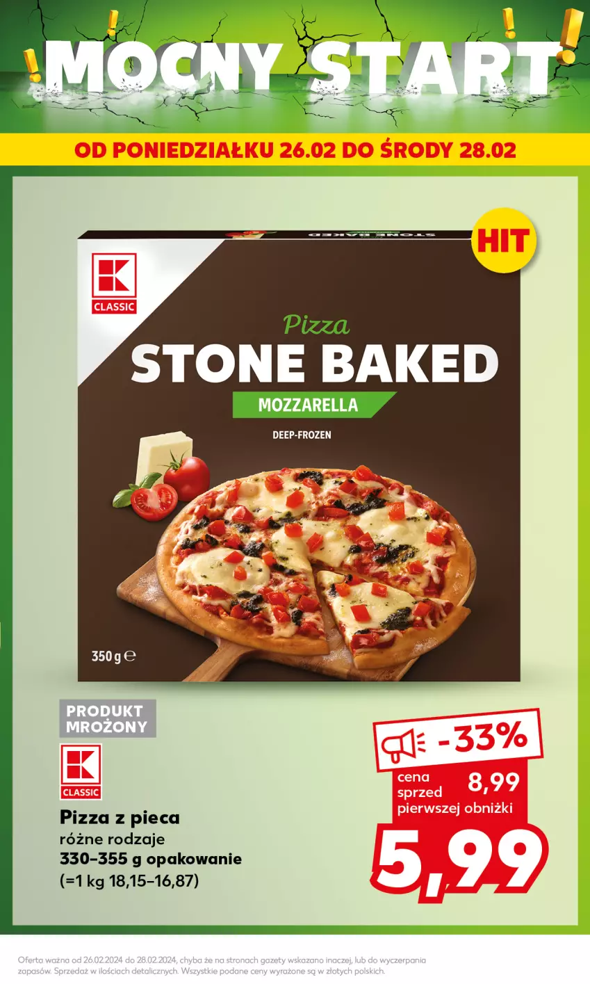 Gazetka promocyjna Kaufland - Mocny Start - ważna 26.02 do 28.02.2024 - strona 9 - produkty: Frozen, Mozzarella, Piec, Pizza