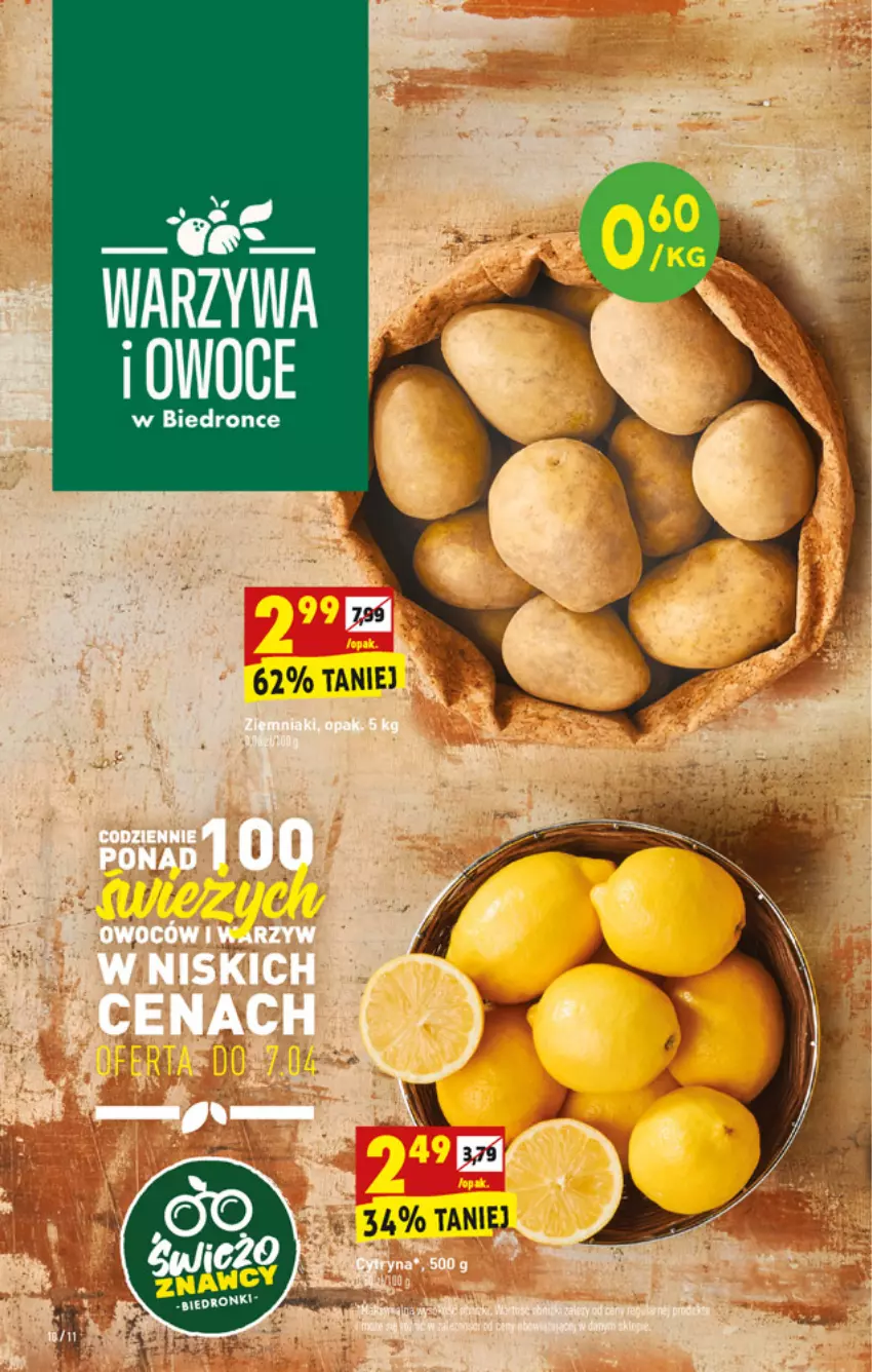 Gazetka promocyjna Biedronka - W tym tygodniu - ważna 06.04 do 10.04.2021 - strona 10 - produkty: Owoce, Warzywa, Warzywa i owoce