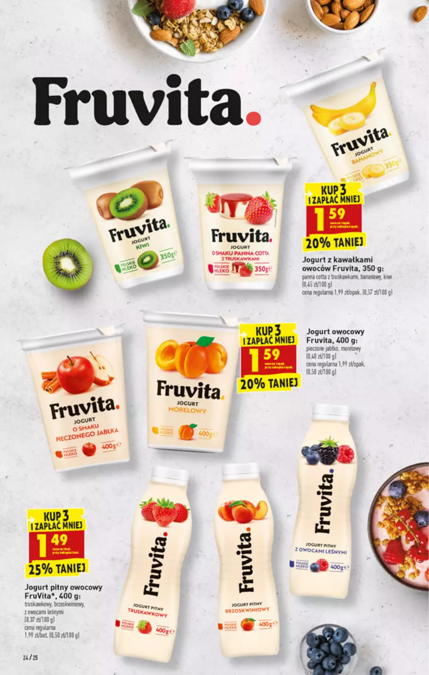 Gazetka promocyjna Biedronka - W tym tygodniu - ważna 06.04 do 10.04.2021 - strona 24 - produkty: Jogurt, Jogurt owocowy, Jogurt pitny, Kawa, Koc, Mleko, Mus