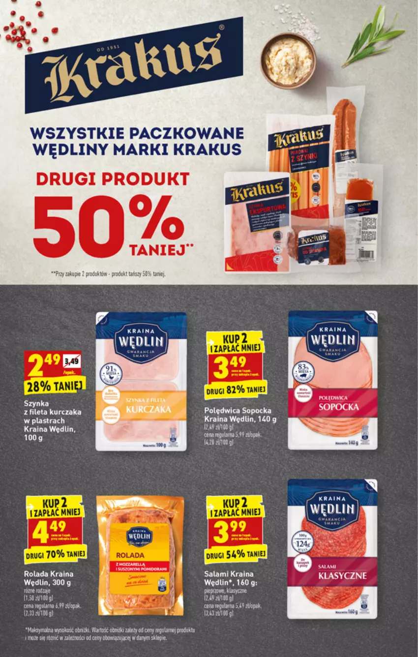 Gazetka promocyjna Biedronka - W tym tygodniu - ważna 06.04 do 10.04.2021 - strona 27 - produkty: Bell, Gala, Krakus, Polędwica, Rolada, Salami, Szynka