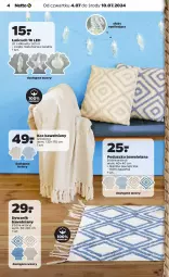 Gazetka promocyjna Netto - Od Czwartku Przemysłowa - Gazetka - ważna od 10.07 do 10.07.2024 - strona 4 - produkty: Koc, Dywanik, Wełna, Poduszka, Dywan