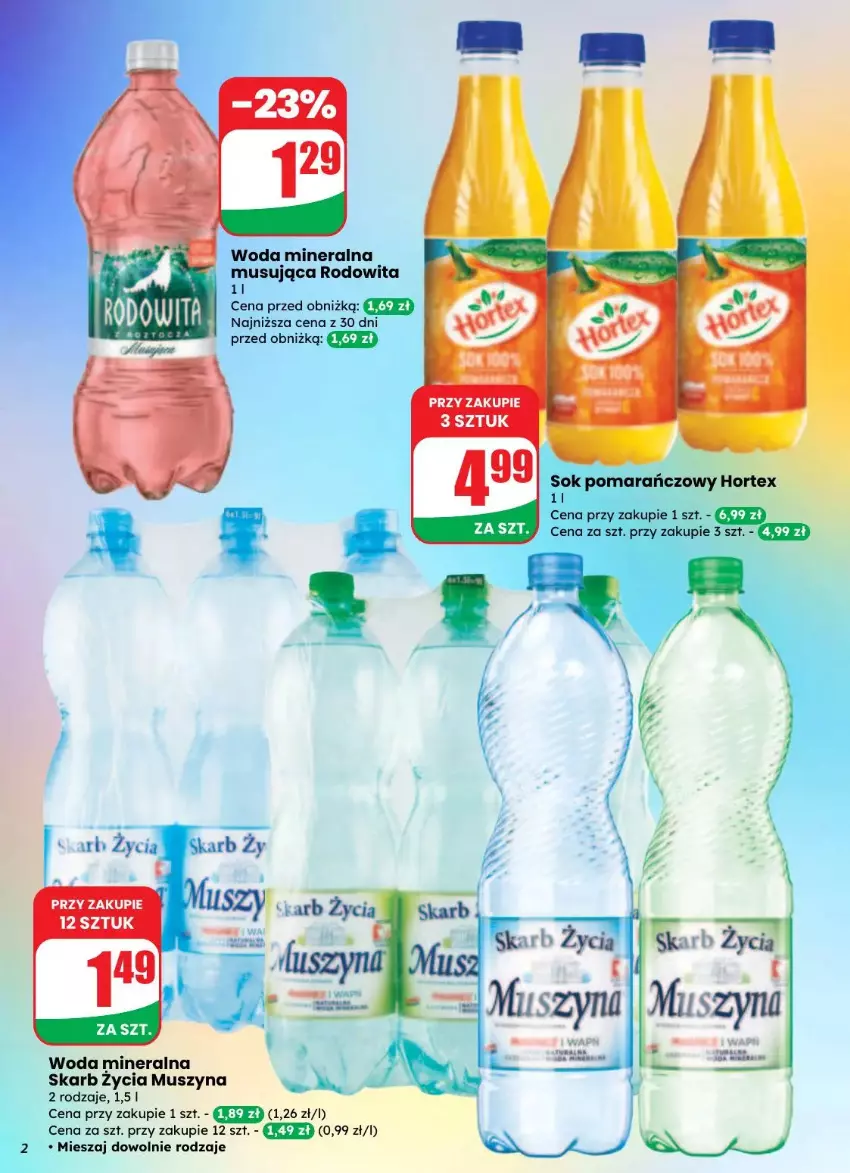 Gazetka promocyjna Dino - ważna 27.08 do 02.09.2025 - strona 12 - produkty: Mus, Szyna, Woda, Woda mineralna