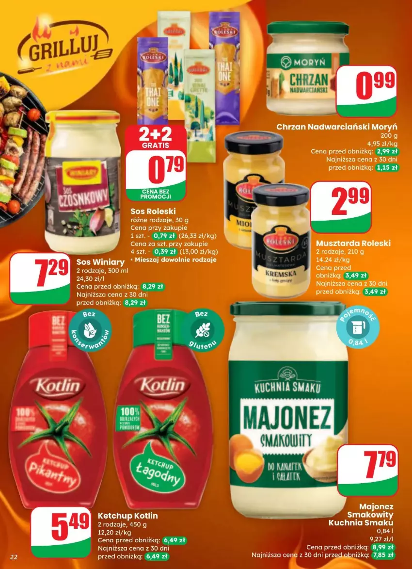 Gazetka promocyjna Dino - ważna 27.08 do 02.09.2025 - strona 15 - produkty: Chrzan, Majonez, Mus, Musztarda, Sos