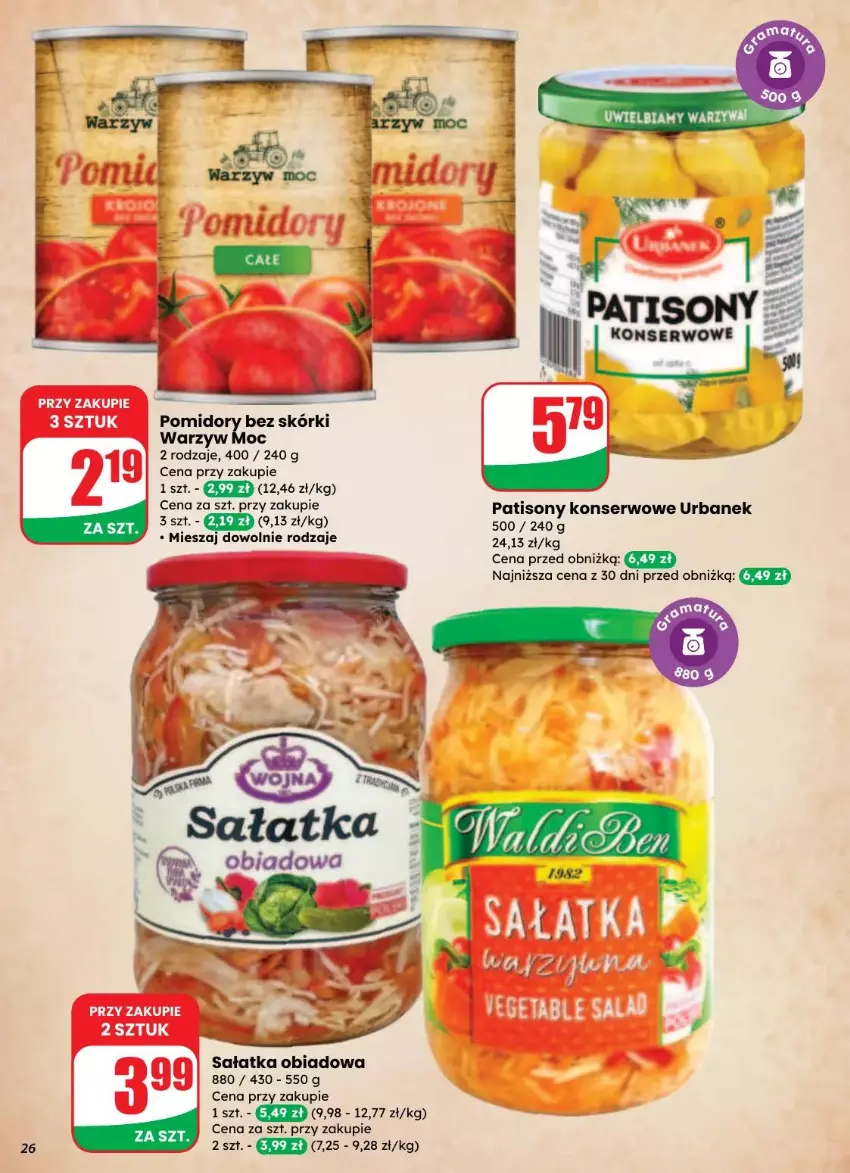 Gazetka promocyjna Dino - ważna 27.08 do 02.09.2025 - strona 19 - produkty: Pomidory, Sałat, Sałatka, Ser, Sony