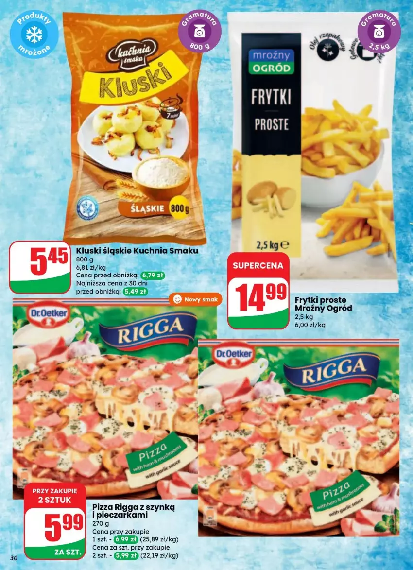 Gazetka promocyjna Dino - ważna 27.08 do 02.09.2025 - strona 24 - produkty: Frytki, Ogród, Piec, Pieczarka, Pizza