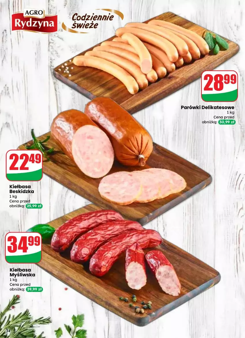 Gazetka promocyjna Dino - ważna 27.08 do 02.09.2025 - strona 28 - produkty: Kiełbasa, Parówki