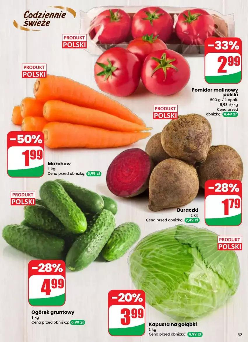 Gazetka promocyjna Dino - ważna 27.08 do 02.09.2025 - strona 31 - produkty: Buraczki, Grunt, Ogórek, Pomidor malinowy