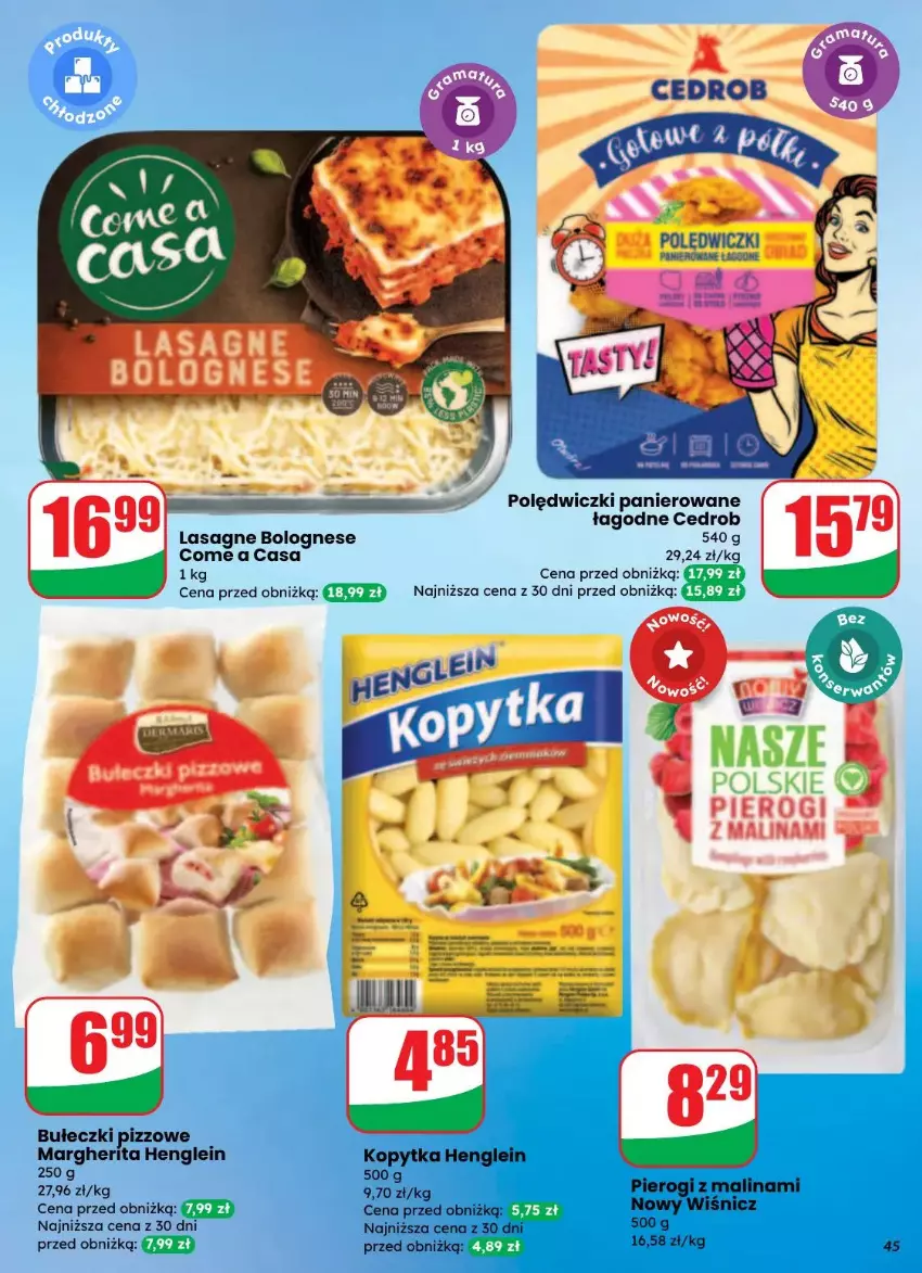 Gazetka promocyjna Dino - ważna 27.08 do 02.09.2025 - strona 40 - produkty: Bułeczki, Kopytka, Lasagne, Lasagne bolognese, Polędwiczki panierowane