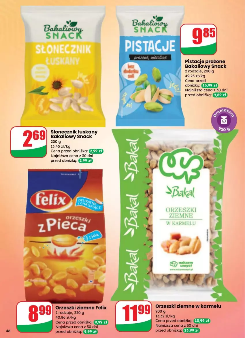 Gazetka promocyjna Dino - ważna 27.08 do 02.09.2025 - strona 41 - produkty: Felix, Orzeszki, Orzeszki ziemne, Pistacje