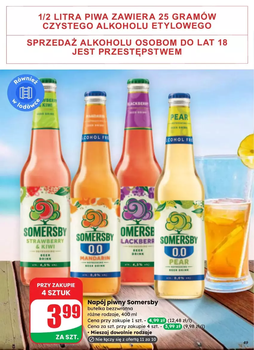 Gazetka promocyjna Dino - ważna 27.08 do 02.09.2025 - strona 44 - produkty: Fa, Napój, Somersby