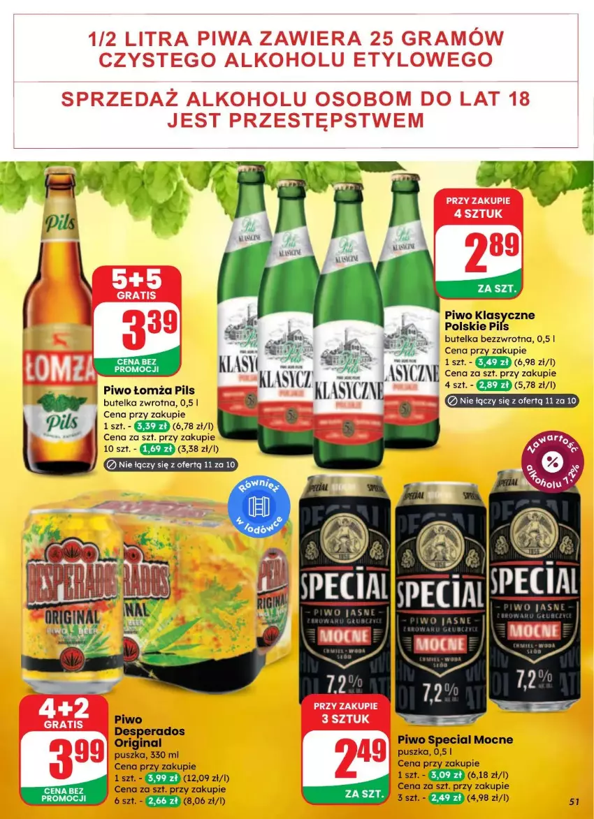 Gazetka promocyjna Dino - ważna 27.08 do 02.09.2025 - strona 47 - produkty: Desperados, Gin, Piwo