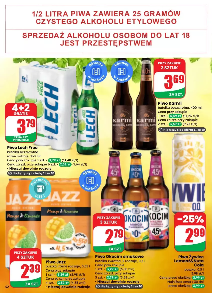 Gazetka promocyjna Dino - ważna 27.08 do 02.09.2025 - strona 48 - produkty: Karmi, Koc, Mus, Okocim, Piwo