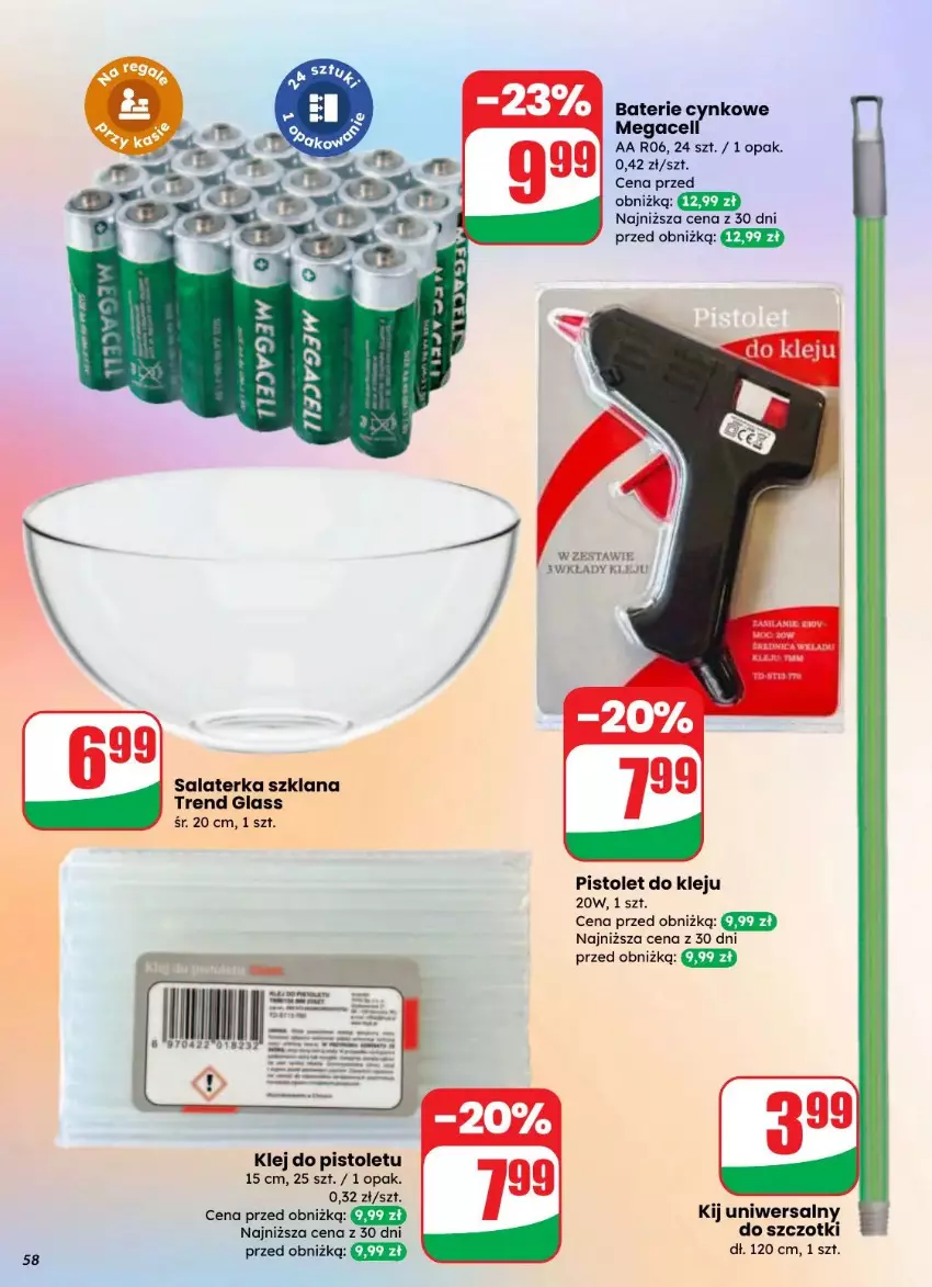 Gazetka promocyjna Dino - ważna 27.08 do 02.09.2025 - strona 54 - produkty: Cynk, Fa, Klej, LANA, Pistolet, Salaterka