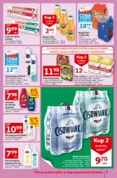 Gazetka promocyjna Auchan - przeNISKIE CENY WAKACYJNE przeOKAZJE Supermarkety - Gazetka - ważna od 29.06 do 29.06.2022 - strona 7 - produkty: Piwo, Mirinda, Pasta do zębów, Tyskie, Desperados, Pepsi, Lacalut, Schauma, Szampon, Woda, Napój, Cisowianka, Antyperspirant, Nivea
