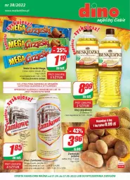 Gazetka promocyjna Dino - Gazetka - Gazetka - ważna od 27.09 do 27.09.2022 - strona 1 - produkty: Piwo, JBL, Kosz, Ziemniaki, Siatka, Grześki, Olej rzepakowy, Olej
