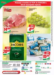 Gazetka promocyjna Dino - Gazetka - Gazetka - ważna od 27.09 do 27.09.2022 - strona 24 - produkty: Ser, Cukier, Kawa mielona, Kawa, Tera, Mola, Cukierki, Jacobs, Wino
