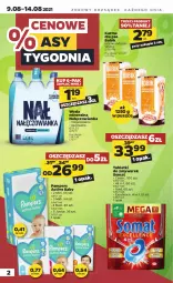 Gazetka promocyjna Netto - Gazetka spożywcza - Gazetka - ważna od 14.08 do 14.08.2021 - strona 2 - produkty: Nałęczowianka, Pampers, Tablet, Somat, Woda mineralna, Woda